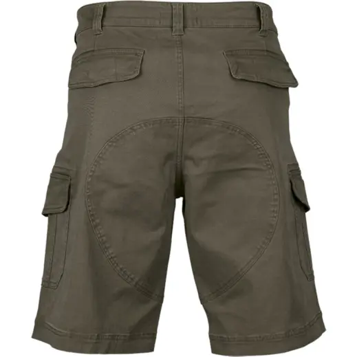Mens Heritage Multi Pocket Shorts Fatigue Back